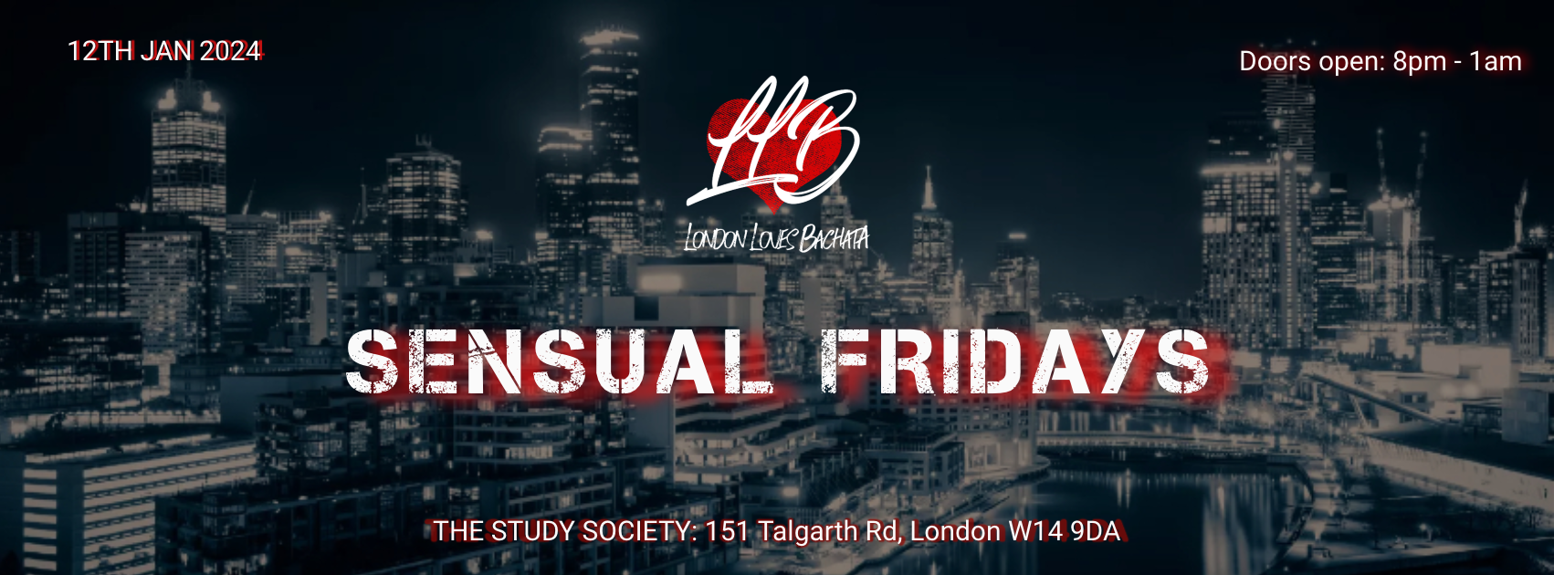 Sensual Fridays next event 12th September 2025